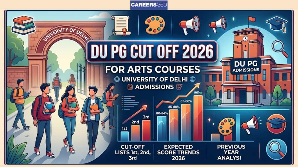 DU CUET PG Arts Cutoff 2026 (Out: Category & College Wise Cutoff Marks For MA Programmes